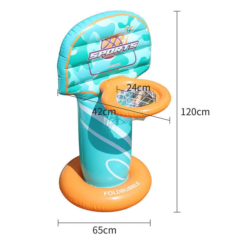 Inflatable Pool Basketball Hoop Set