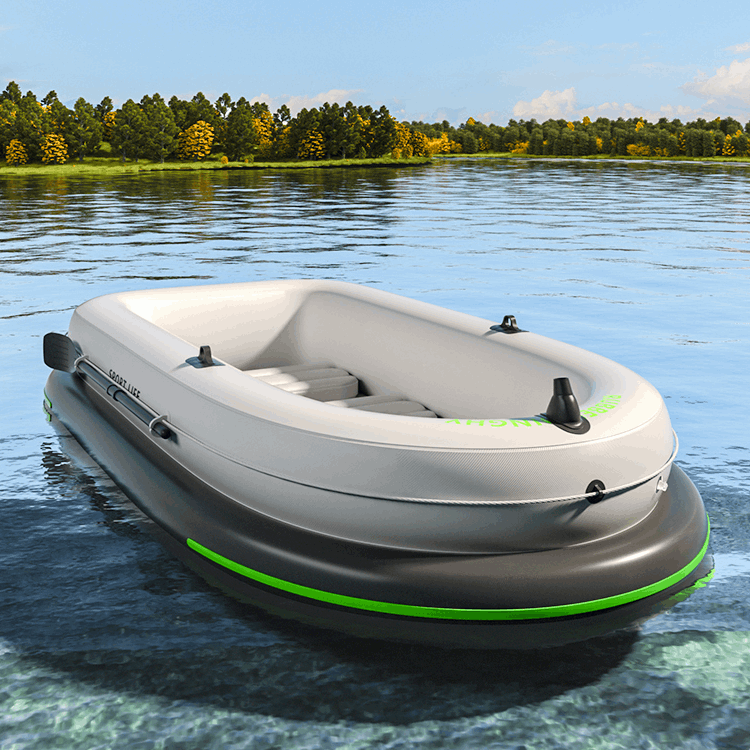 Cisann HIKEMAN Explorer Inflatable Kayak Boat Series, Portable Fishing Boat Raft Adults and Kids…