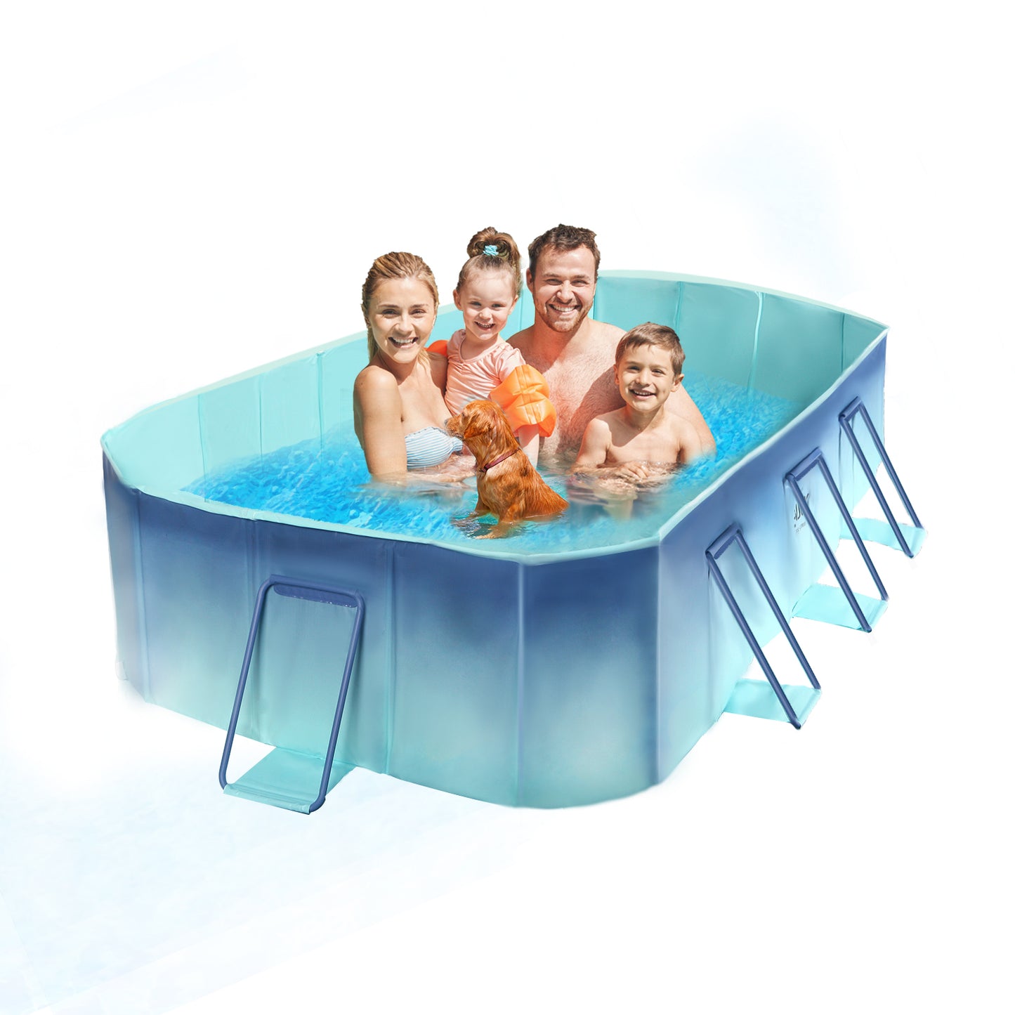 Non-inflatable Folding Kiddie Pool
