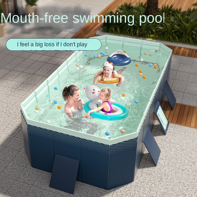 Non-inflatable Collapsible Pool Kiddie Pool Dog Pool