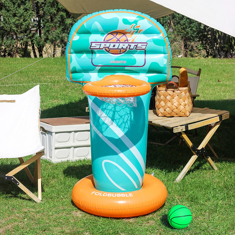 Inflatable Pool Basketball Hoop Set