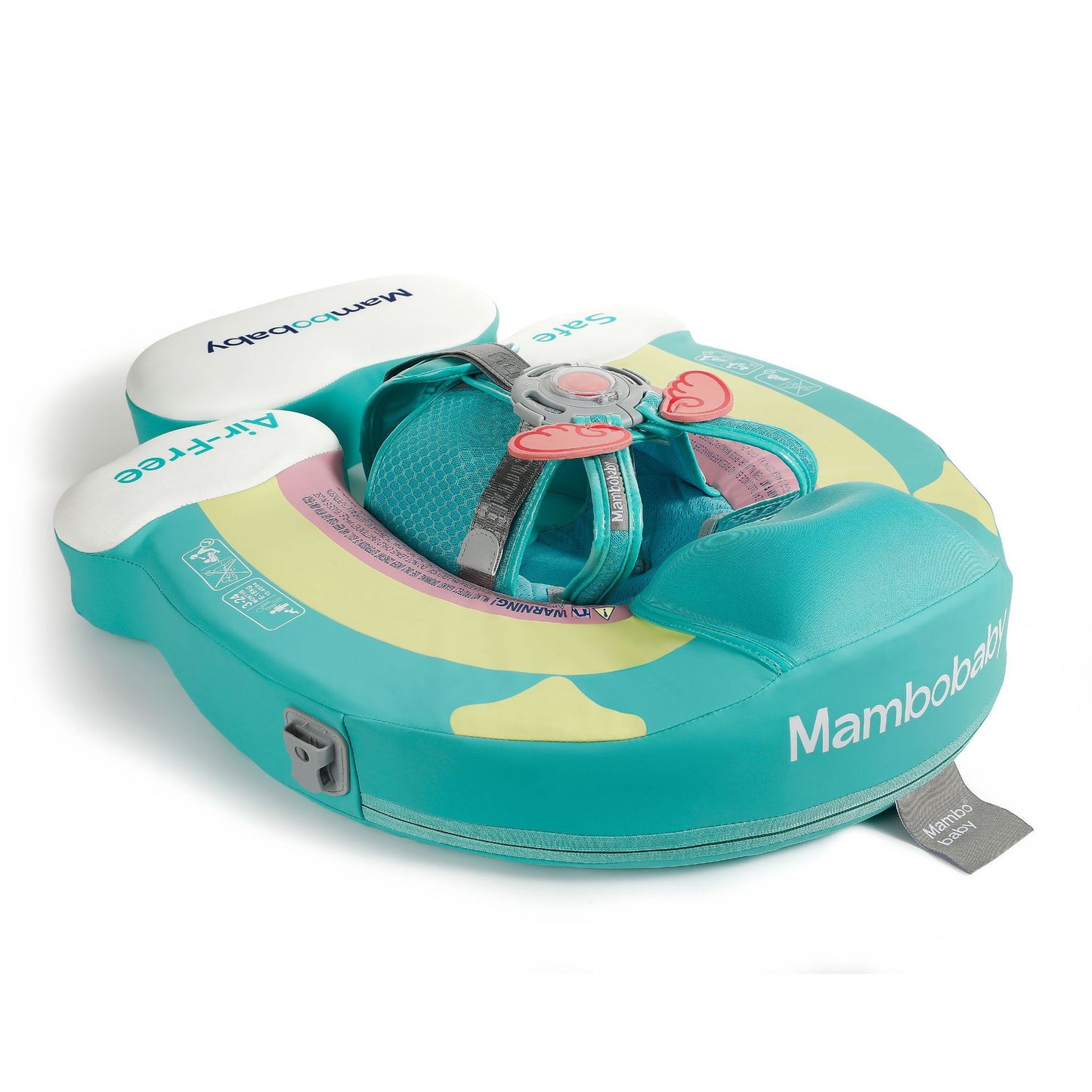Upgrade Mambobaby Baby Swimming Float With Adjustable Canopy for 3-24 Months Baby