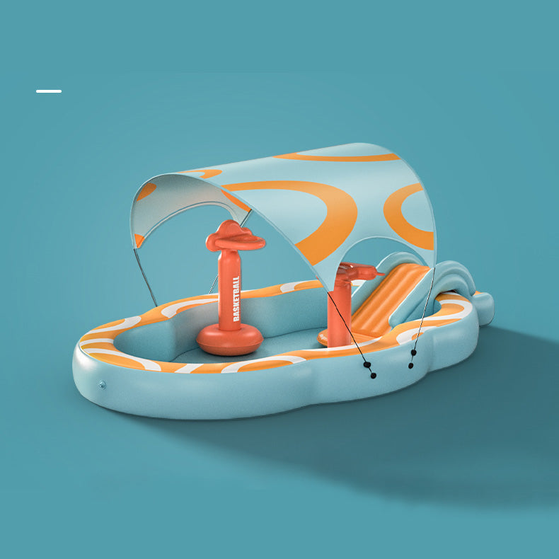 Inflatable Kids Swimming Pool with Slide