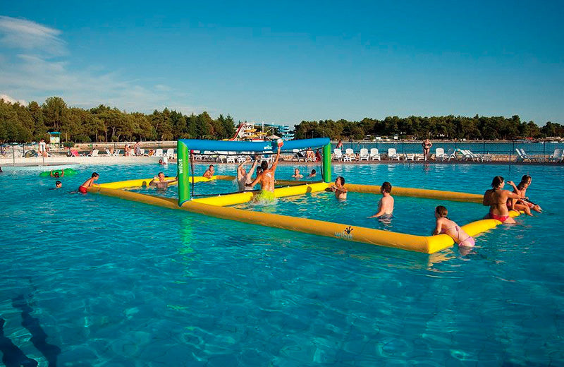 Inflatable Volleyball Court Pool – Inflatable Pools and Floats - Aquabluefun