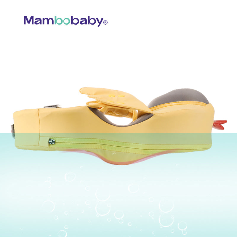Mambobaby Baby Waist Float for 8-36 Months Baby - Yellow Duck Design