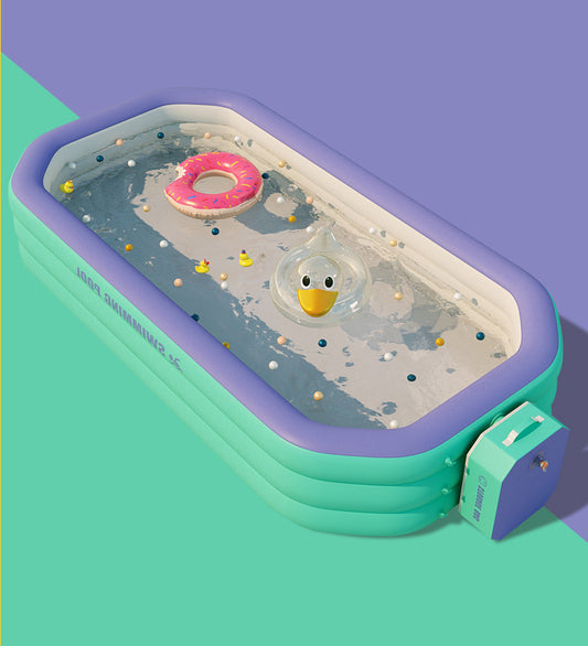 New Portable Inflatable Pool with Storage Bag