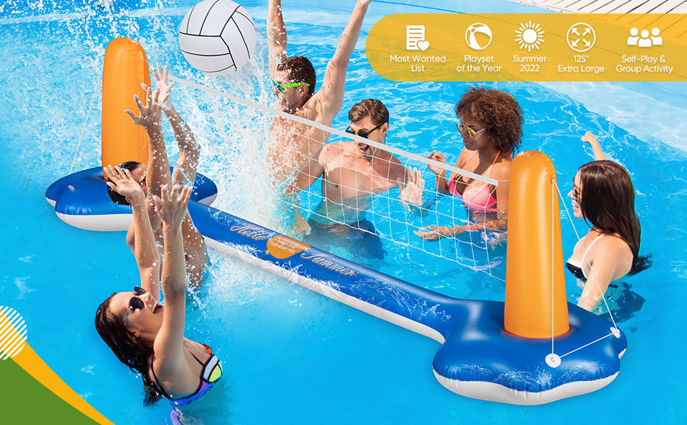 How to install the volleyball net? AquablueFun Store