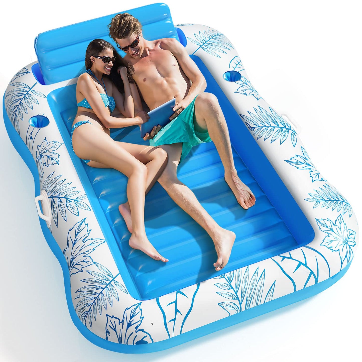 Inflatable Tanning Pool Lounger Float