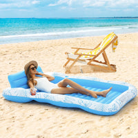 Inflatable Tanning Pool Lounger Float