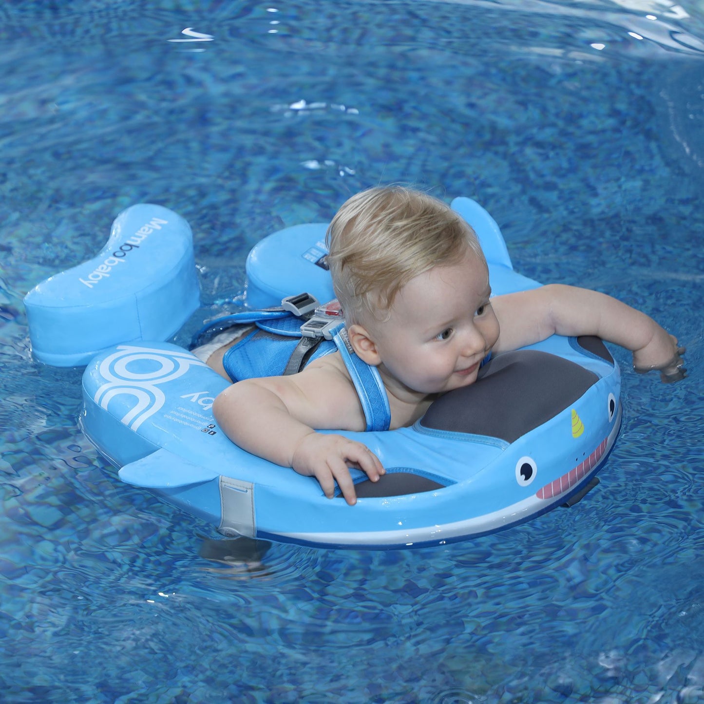 Non-inflatable Baby Swim Float for 3-24 Months Baby Swim Ring