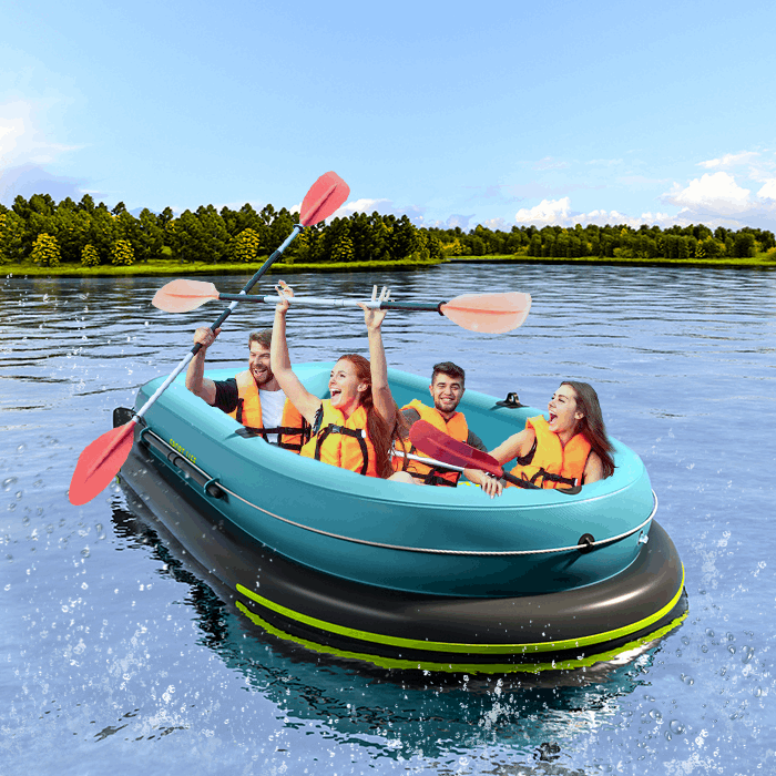Cisann HIKEMAN Explorer Inflatable Kayak Boat Series, Portable kayak Fishing Boat Raft Adults and Kids…