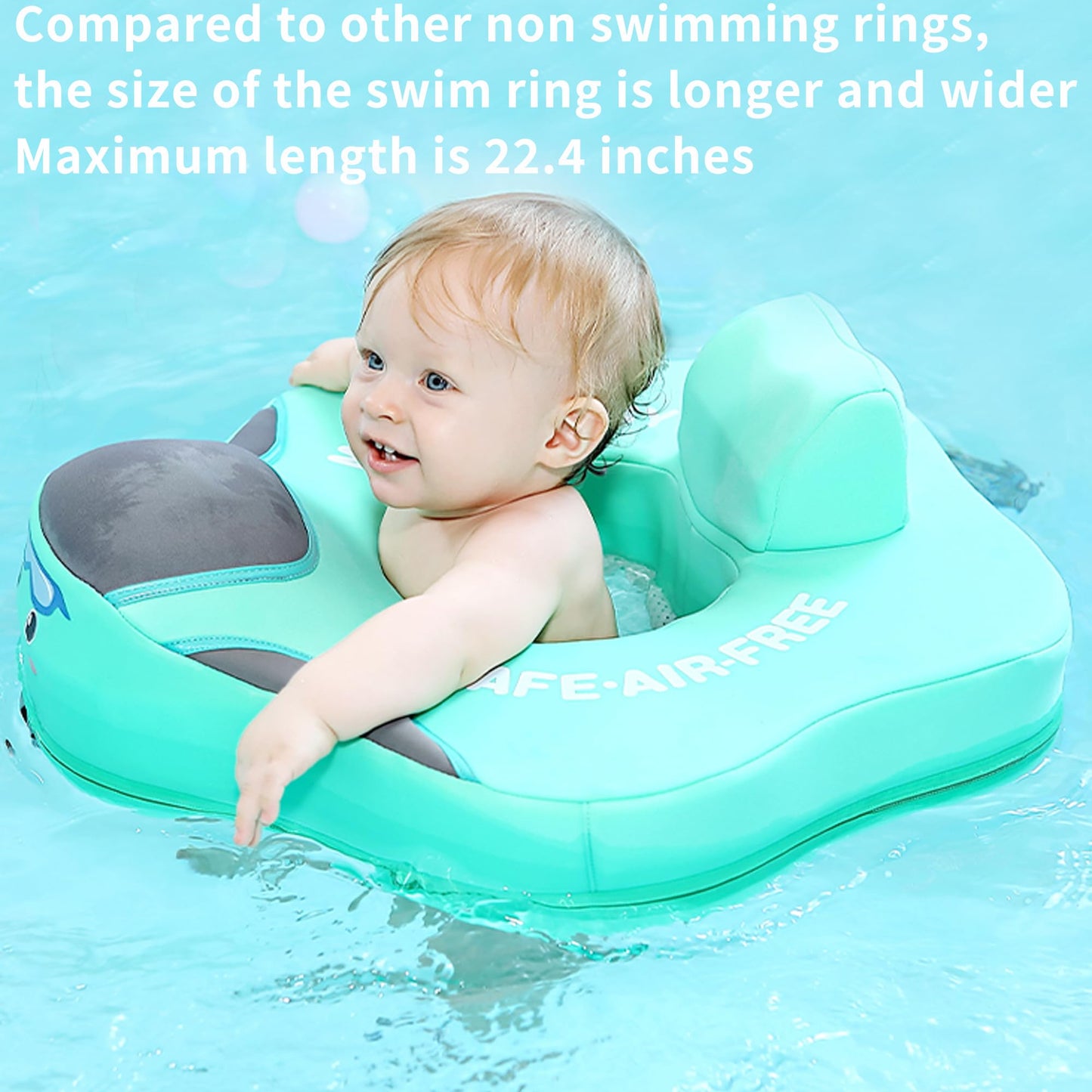 Baby swimming float with Safe Seat for Age 3-24 Months Toddler