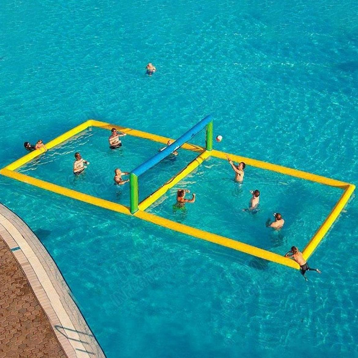 Volat Pool Inflatable Volleyball Court Pool – Aquablue Fun