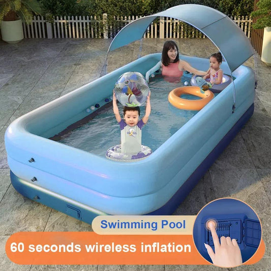 Automatic Inflatable Swimming Pool Kids Pool - Cisann Kids Toys|Cat Bed Furniture|Dog Bed & Pets Supply Online Store